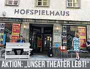 Hofspielhaus 2020: Aktion unser Theater lebt! Neue Projekte mit dem nötigen Abstand (©Fpoto: Martin Schmitz)